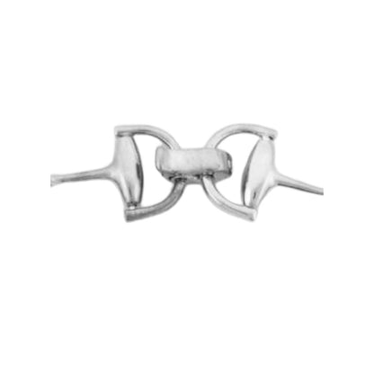 Equestrian Stirrup Anklet silver-tone chain with stirrup charm on Tampa Home & Garden Store
