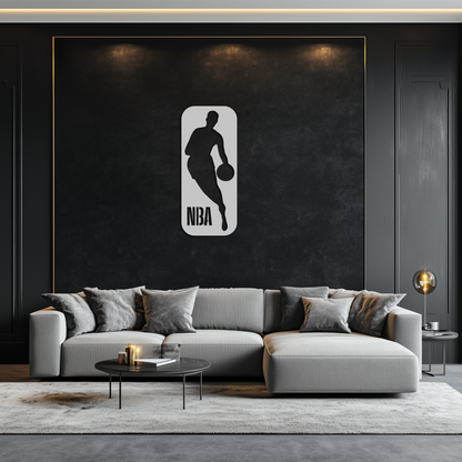 NBA Basketball Player Silhouette Metal Wall Art – Iconic Sports Decor for Game Rooms- KAF676 - Tampa Home & Garden Store