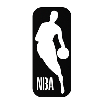 NBA Basketball Player Silhouette Metal Wall Art – Iconic Sports Decor for Game Rooms- KAF676 - Tampa Home & Garden Store