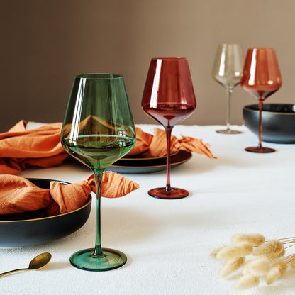 Tonal Stemmed Wine Glasses and the Gift Set