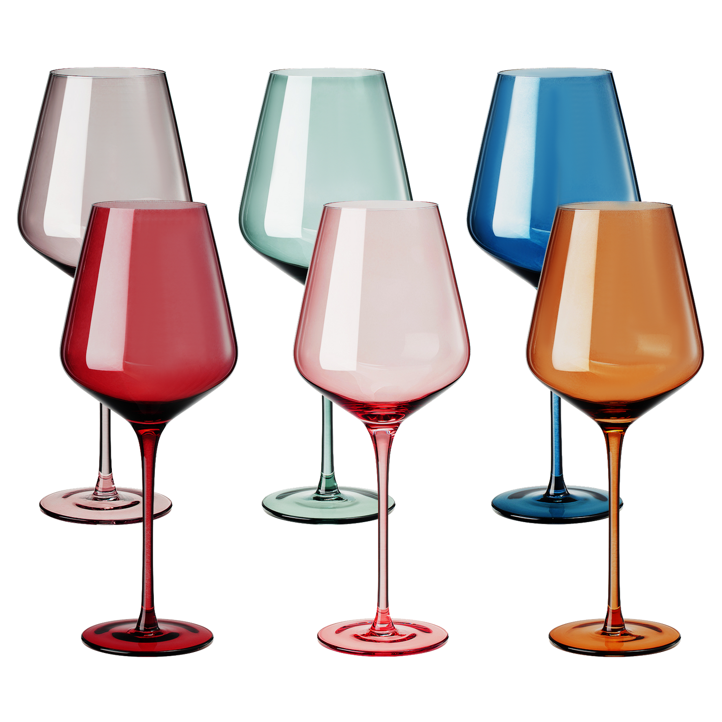 Tonal Stemmed Wine Glasses and the Gift Set