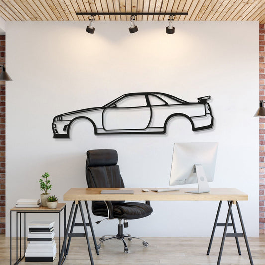 Arte de pared metálico Skyline R34 - MT1092
