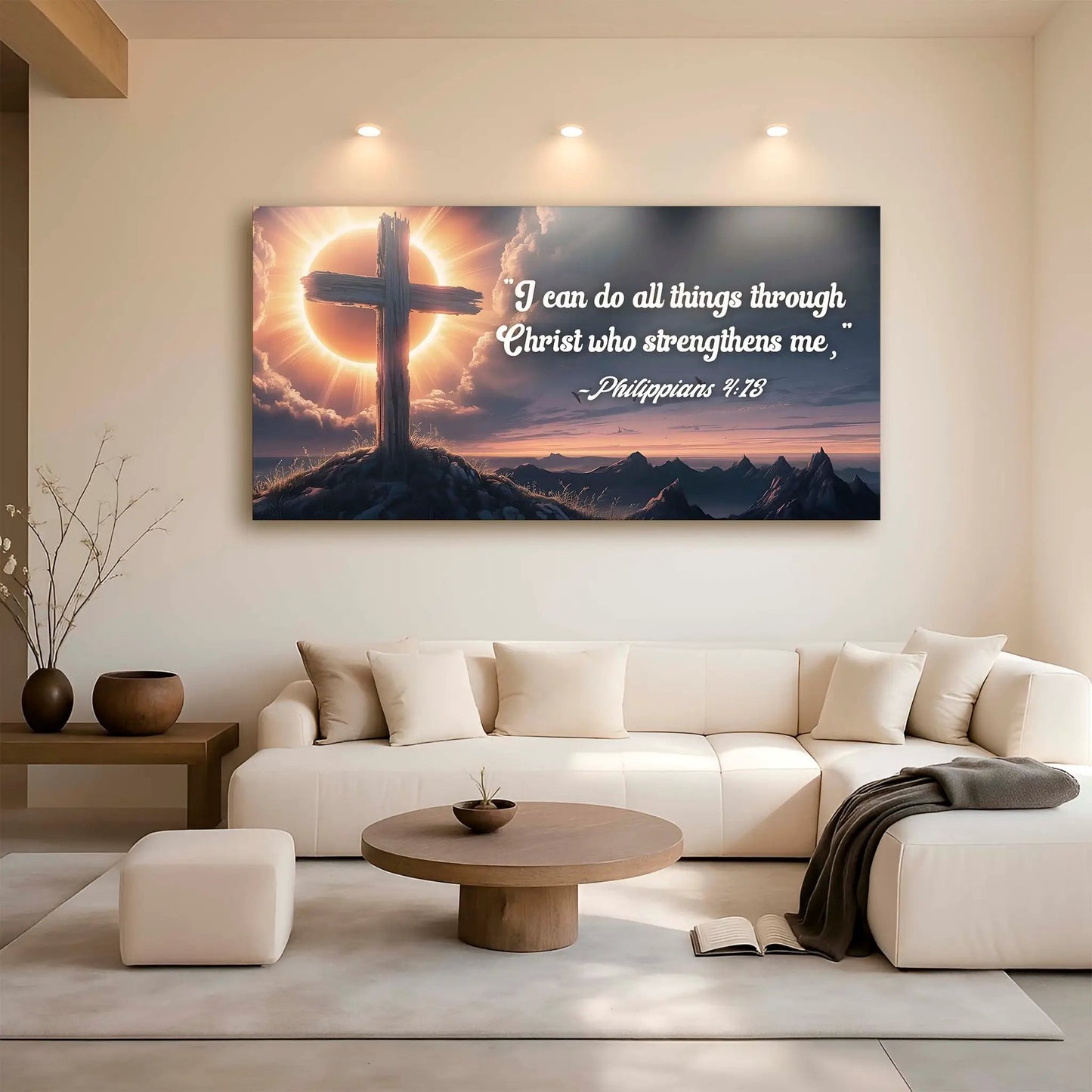 Philippians 4 13 I Can Do All Through Christ Sign