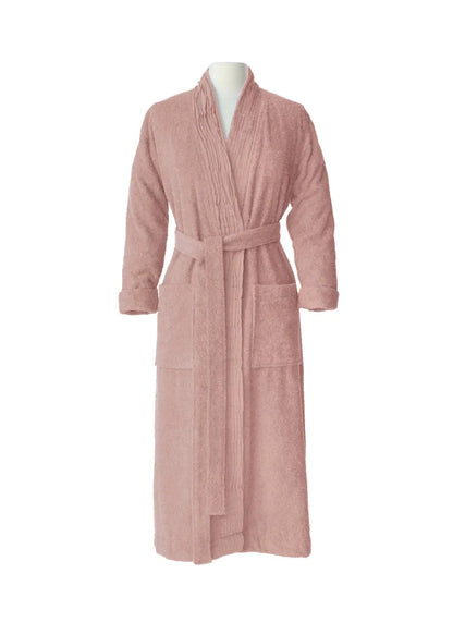 Turkish Cotton Pleated Bathrobe in Terry Cloth