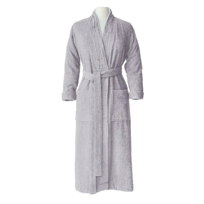 Turkish Cotton Pleated Bathrobe in Terry Cloth