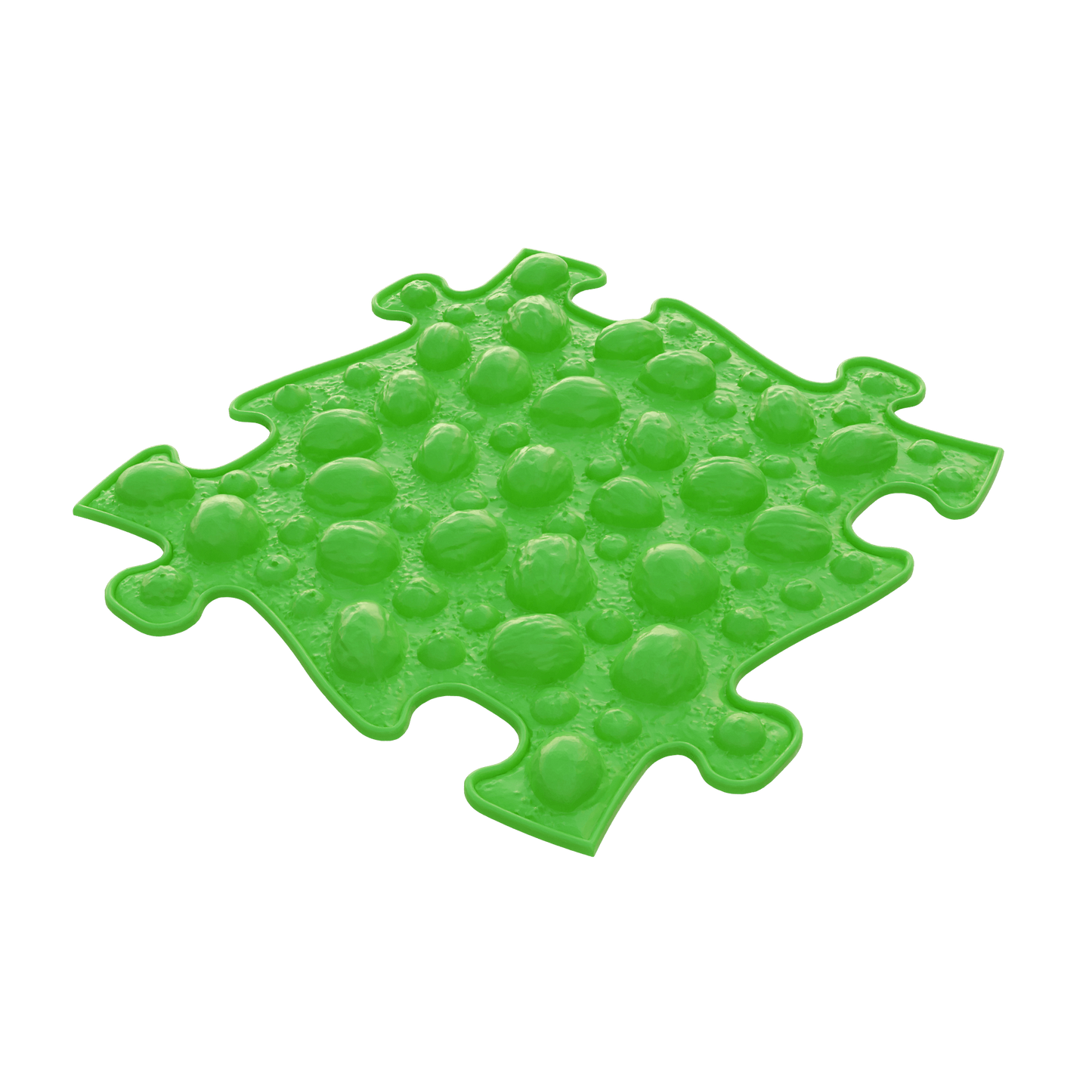 Sensory Gift Set play mats, green bubble-texture interlocking mats by TINNITOTS, 2 pcs on Tampa Home & Garden Store