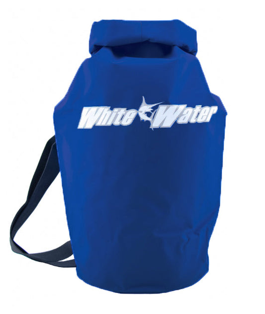 Hydrogear 10L dry bag blue with White Water Life logo on Tampa Home & Garden Store