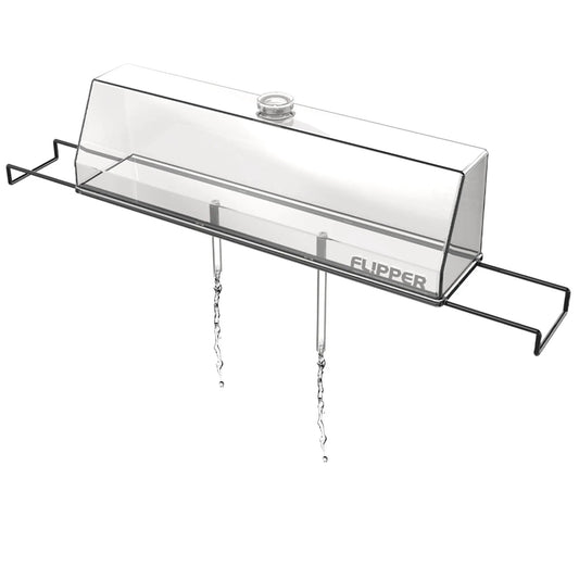 Flipper Auto Top Off Reservoir, clear acrylic reef-tank ATO with round cap on Tampa Home & Garden Store