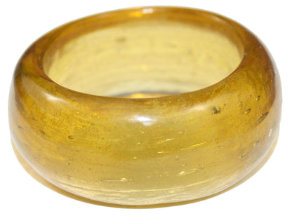 Napkin Ring Glass - Amber - Tampa Home & Garden Store