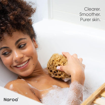 Naroa Shower Sponge — Natural Exfoliation for Healthy, Radiant Skin - Tampa Home & Garden Store