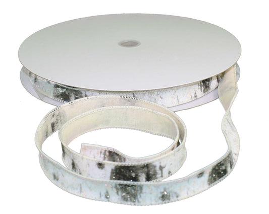 Narrow Width Birch Wire Ribbon - 1 Yard - Tampa Home & Garden Store