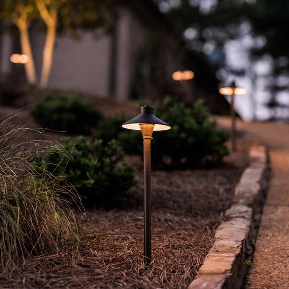 Natural Brass LED Connoisseur Kit: (8) SPB06 Spot Lights, (4) PLB03 Path Lights - Tampa Home & Garden Store