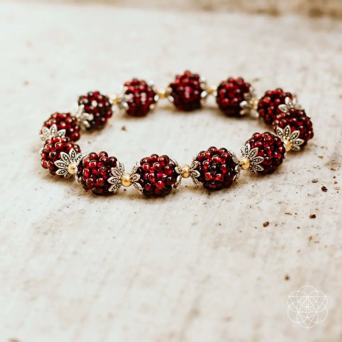 Natural Garnet Healing Bracelet - Tampa Home & Garden Store