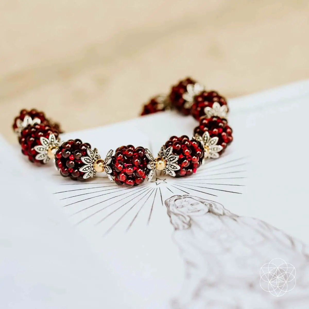 Natural Garnet Healing Bracelet - Tampa Home & Garden Store
