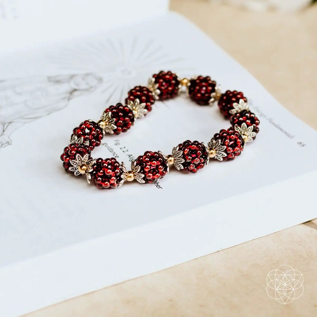 Natural Garnet Healing Bracelet - Tampa Home & Garden Store