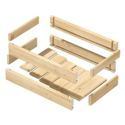 Natural Unfinished Cedar Wood Planter Box 21-inch x 11-inch - Made in USA - Tampa Home & Garden Store