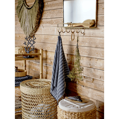 Natural Water Hyacinth Storage Baskets with Lids, Set of 3 - Tampa Home & Garden Store