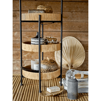 Natural Water Hyacinth Storage Baskets with Lids, Set of 3 - Tampa Home & Garden Store