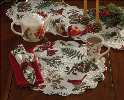 Nature Sings Cardinal Napkin - Tampa Home & Garden Store