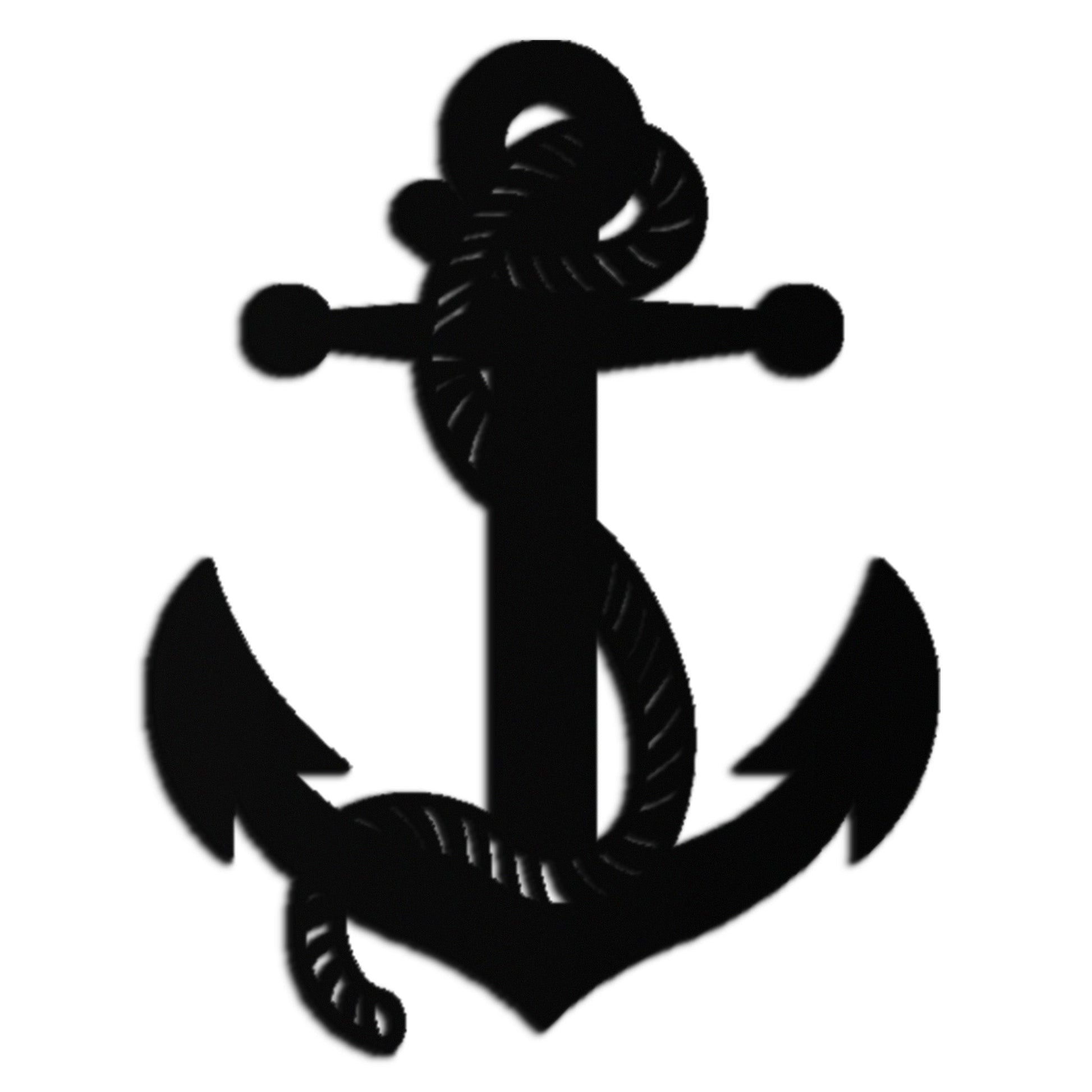 Nautical Anchor Metal Wall Art - Steel Wall Decor for Home and Office - KAF044 - Tampa Home & Garden Store
