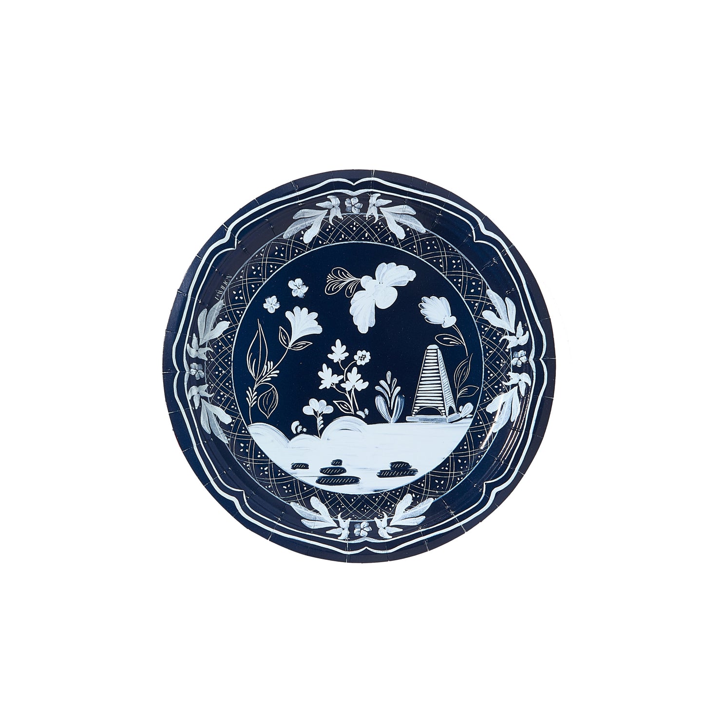 Navy Beachside Pavilion Dessert Paper Plates - 8 pack - Tampa Home & Garden Store
