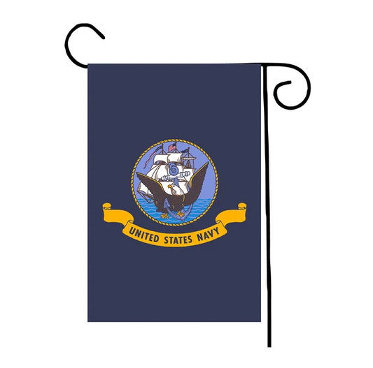 Navy Garden Flag - Tampa Home & Garden Store
