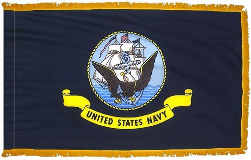 Navy Indoor / Parade Flag - Tampa Home & Garden Store