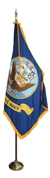 Navy Indoor / Parade Flag - Tampa Home & Garden Store