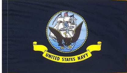 Navy Indoor / Parade Flag - Tampa Home & Garden Store