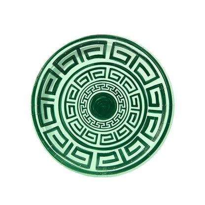Navy and Sky Greek Key Pavilion Dinner Plates - 8 pack - Tampa Home & Garden Store