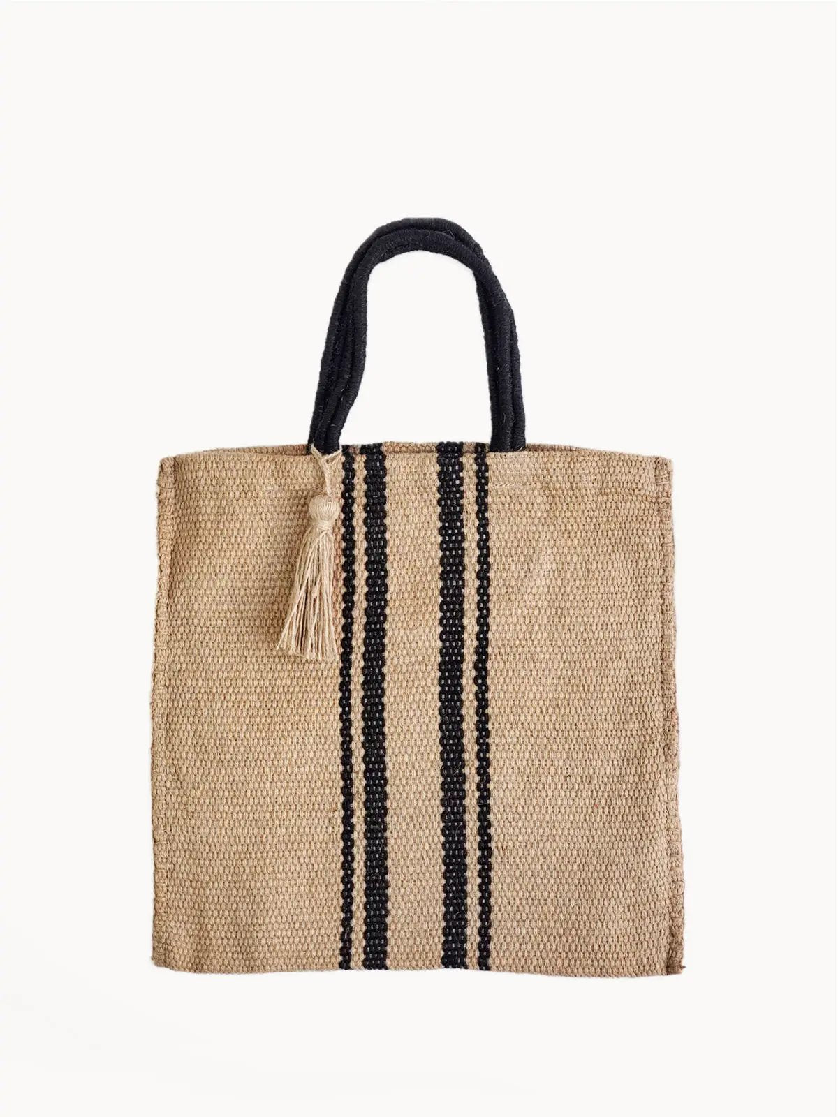 Naya Jute Tote Bag - Natural - Tampa Home & Garden Store