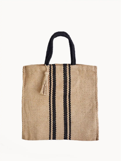 Naya Jute Tote Bag - Natural - Tampa Home & Garden Store