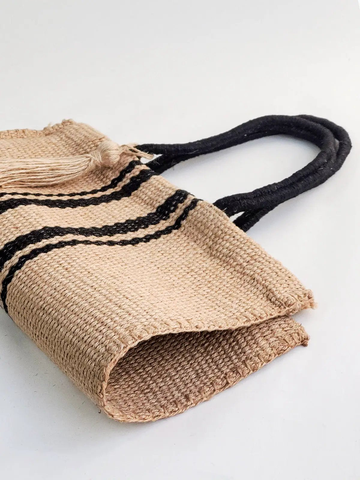 Naya Jute Tote Bag - Natural - Tampa Home & Garden Store