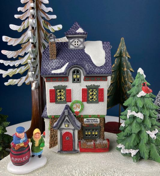Neenee's Dolls and Toys by Department 56. Christmas Village House. Illuminated North Pole Series. Alternative Holiday Decor. - Tampa Home & Garden Store