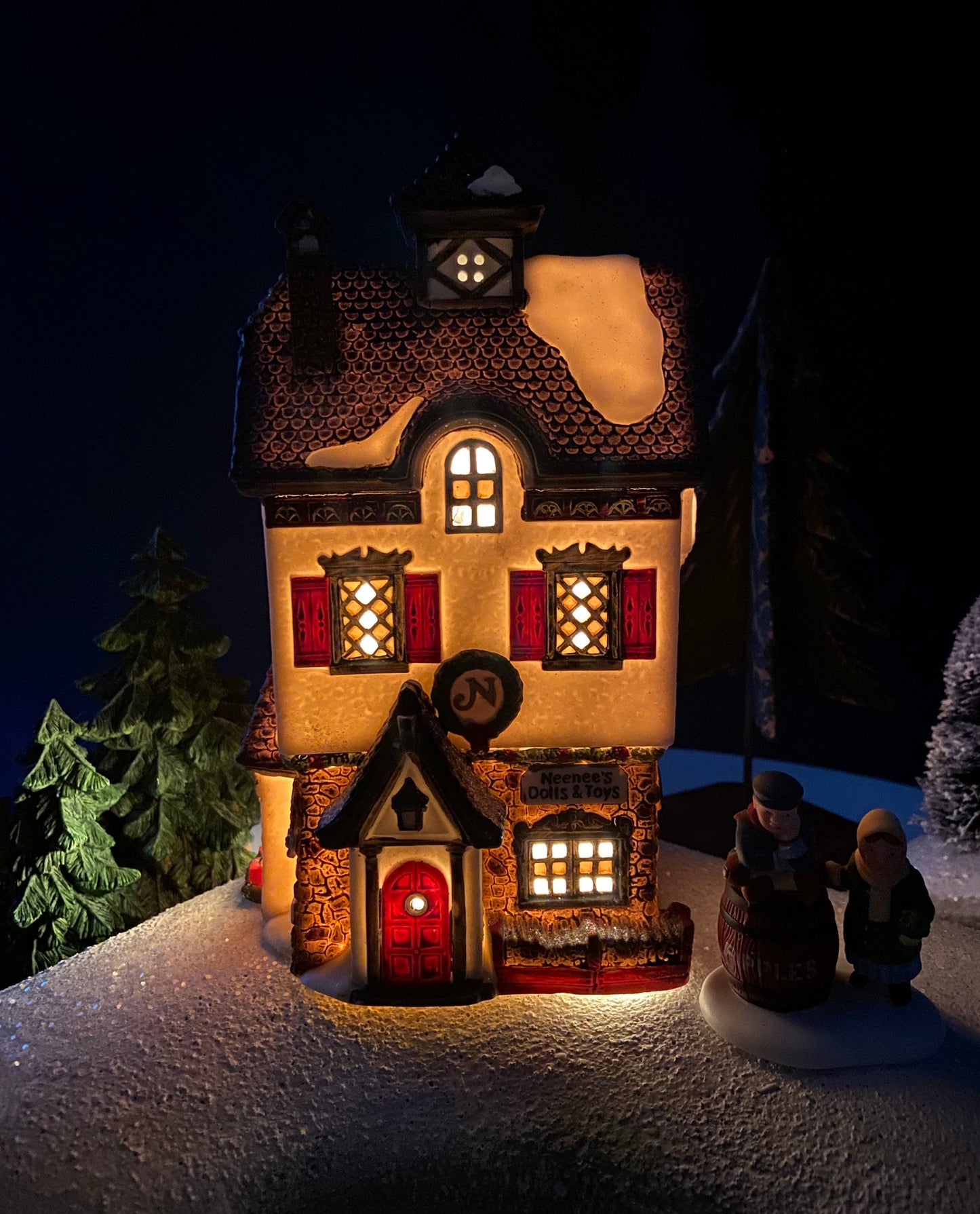 Neenee's Dolls and Toys by Department 56. Christmas Village House. Illuminated North Pole Series. Alternative Holiday Decor. - Tampa Home & Garden Store