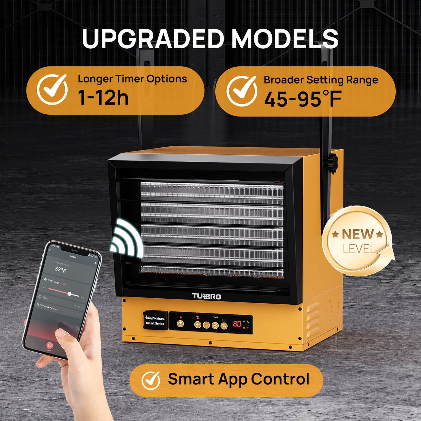 Neighborhood GH10K & GH15K Smart Garage Heater - WiFi Enable - Tampa Home & Garden Store