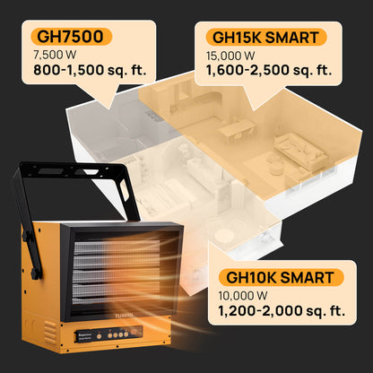 Neighborhood GH10K & GH15K Smart Garage Heater - WiFi Enable - Tampa Home & Garden Store