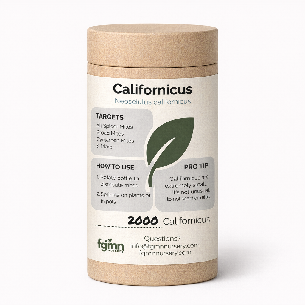 Frascos de tratamiento para Neoseiulus californicus