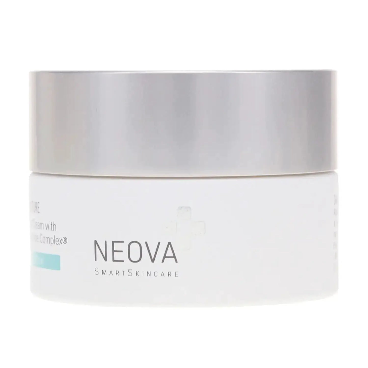 Neova Daily Moisture SPF 40 sunscreen jar, white container with silver cap 1.7 oz on Tampa Home & Garden Store