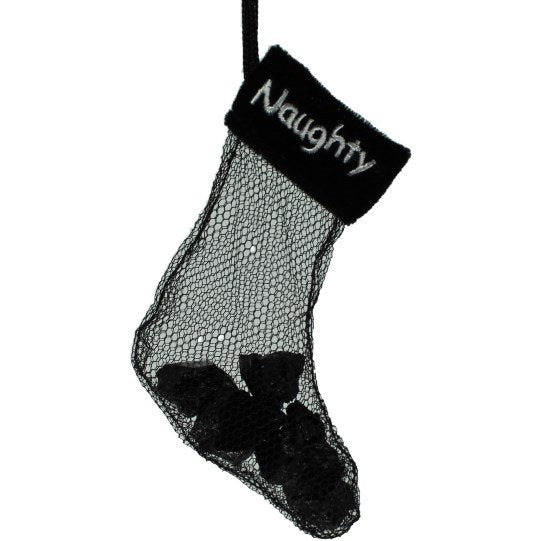 Net Stocking With Coal - Tampa Home & Garden Store