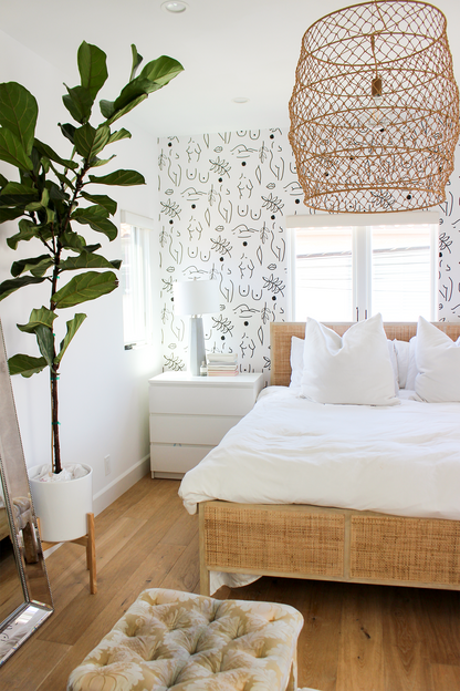 Neutral Nudes Wallpaper, white and black - Tampa Home & Garden Store