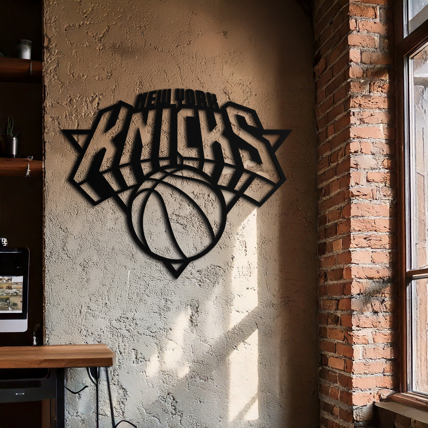 New York Knicks Basketball Logo Metal Wall Art – Bold Sports-Inspired Home Decor- KAF677 - Tampa Home & Garden Store