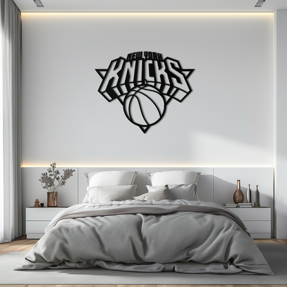 New York Knicks Basketball Logo Metal Wall Art – Bold Sports-Inspired Home Decor- KAF677 - Tampa Home & Garden Store
