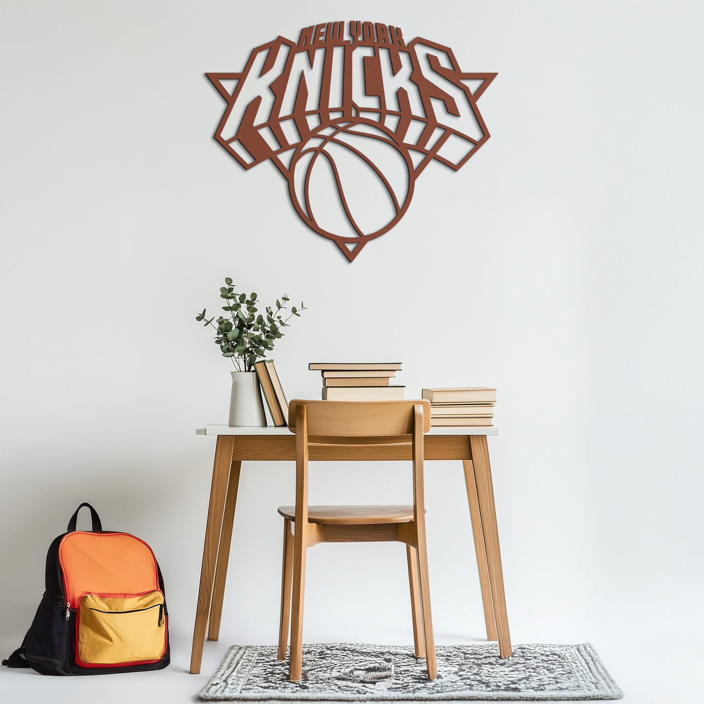 New York Knicks Basketball Logo Metal Wall Art – Bold Sports-Inspired Home Decor- KAF677 - Tampa Home & Garden Store