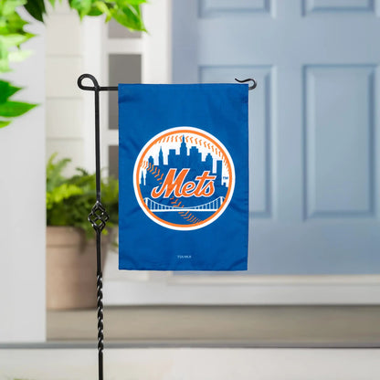 New York Mets Applique Flag, GDN - Tampa Home & Garden Store