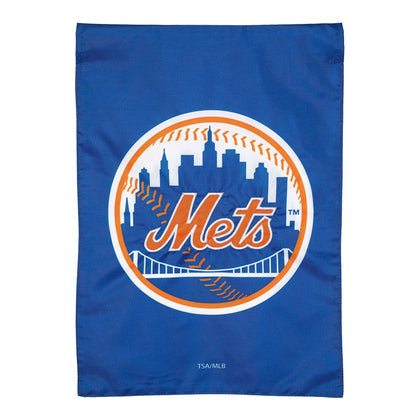 New York Mets Applique Flag, GDN - Tampa Home & Garden Store