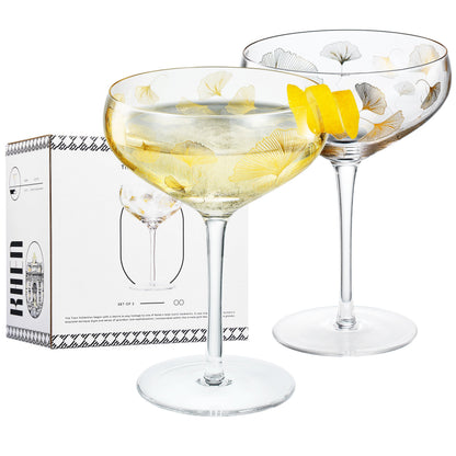 Trevi Champagne Coupe Cocktail Glasses And Set