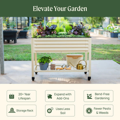 Elevated Garden Bed 2 by 4 Feet For Patio Use