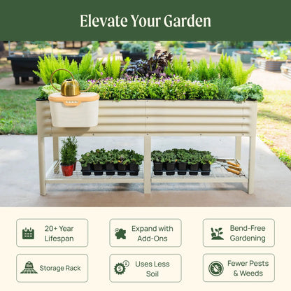 Elevated Garden Bed 2 by 6 ft Durable and Easy