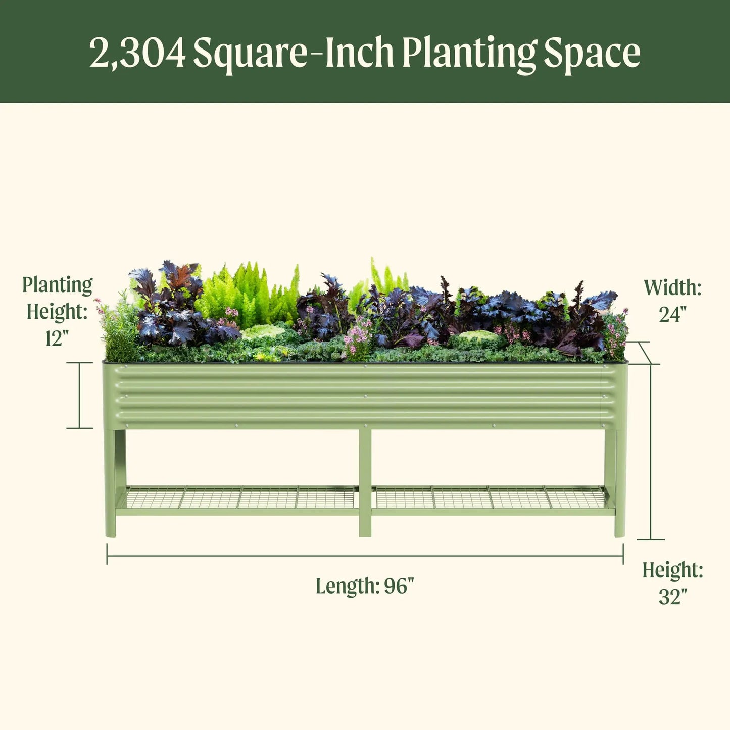 Elevated Garden Bed For Patios Decks 2ft By 8ft